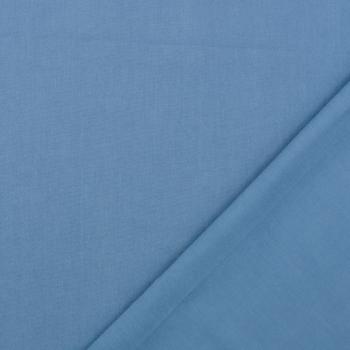 Viskose Stretch Popeline - jeansblau